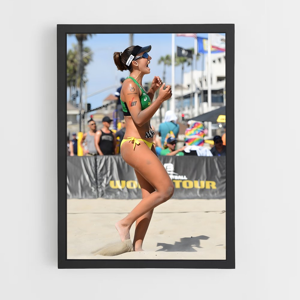 Poster Barbara seixas – affiche Beach-volley (vue 2)